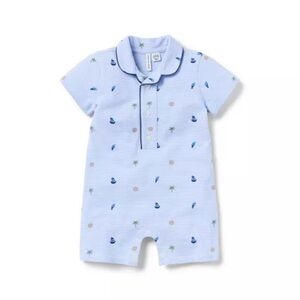 Janie and jack nautical striped romper